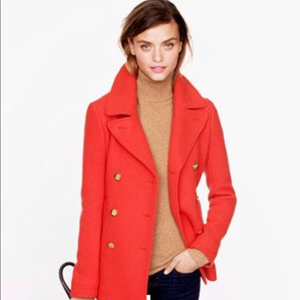 J Crew Stadium Cloth Nello Gori Coat